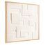Панно декоративное с эффектом 3D Minimalism, с бежевой рамой, 60х60 см, Bergenson Bjorn, фото , изображение 2