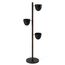 Подставка для цветов Floristand Planter с горшками 3 шт, темный орех, Umbra, фото 